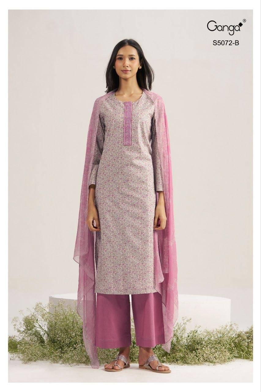 KAKOLI 5072 By Ganga Fashion Stylish Beautiful Colourful Cotton Dresses At Wholesale Price